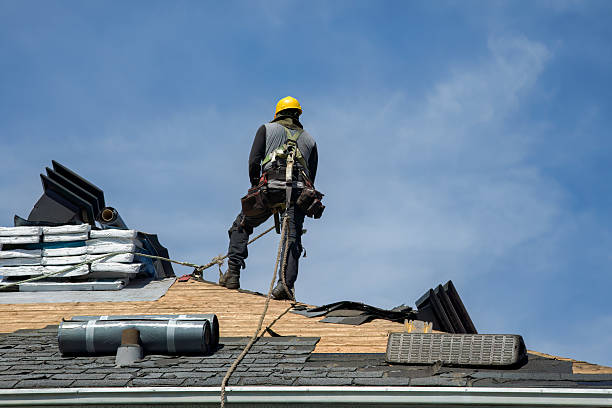 Professional Flat Roof Repair technician working in Eureka, MO